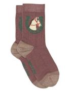 Lucky Horse Socks Socks & Tights Socks Pink Melton