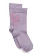 Dot Bow Socks Socks & Tights Socks Purple Melton