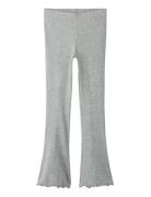 Nkfnakal Bootcut Legging Noos Bottoms Leggings Grey Name It