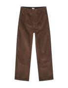 Pretty Cord Carly Pants Bottoms Trousers Straight Leg Brown Mads Nørga...