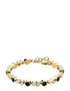 Teresia Sg Golden / Black Accessories Jewellery Bracelets Chain Bracel...