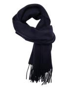 Bs Kemsley Scarf Accessories Scarves Winter Scarves Navy Bruun & Steng...