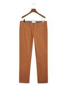 Slim Twill Chinos Bottoms Trousers Chinos Beige GANT