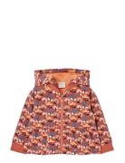 Fleece Jacket Printed Tops Sweat-shirts & Hoodies Hoodies Brown Boboli