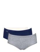 Sloggi Basic+ Midi C3P Hipstertruse Undertøy Multi/patterned Sloggi