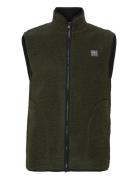 Langli Pile Waist Coat Vest Green H2O