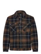 Luke Check Wool Jacket Ulljakke Jakke Brown Clean Cut Copenhagen