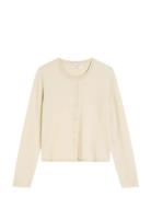 Cardigans Long Sleeve Tops Knitwear Cardigans Cream Marc O'Polo