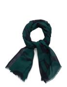 Fiore Unikko Accessories Scarves Lightweight Scarves Green Marimekko