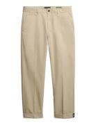 Premium Regular Chino Bottoms Trousers Chinos Beige Superdry