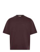 Verdant Reverie Tee Tops T-shirts Short-sleeved Brown Prohibited