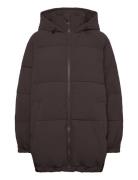 Leister Jacket Fôret Jakke Brown Noella