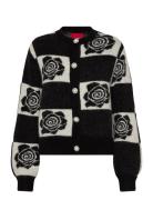 Kiacras Cardigan Tops Knitwear Cardigans Black Cras