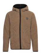 Langli Hooded Pile Jacket Tops Sweat-shirts & Hoodies Fleeces & Midlay...
