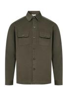 Bs Onier Overshirt Shirt Tops Overshirts Khaki Green Bruun & Stengade