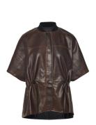 Poncho Richmond Bu Skinnjakke Skinnjakke Brown Desigual
