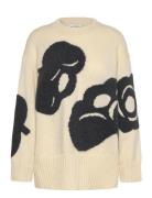 Luonto Tumma Tops Knitwear Jumpers Cream Marimekko