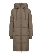 Mmnova Square Down Coat Fôret Kåpe Beige MOS MOSH