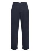Wide Fit Twill Pants Bottoms Trousers Chinos Navy Lindbergh