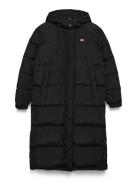 Tjw Alaska Long Puffer Ext Fôret Kåpe Black Tommy Jeans