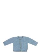 Cardigan, Ao Rabbits, Merino Wool, Powder Tops Knitwear Cardigans Blue...