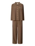 Edith Pajama - Cotton Pyjamas Brown STUDIO FEDER