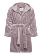 Rhflurry Kids Hooded Fleece Robe Morgenkåpe Badekåpe Purple Rosemunde ...