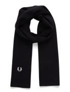 Classic Merino Wool Scarf Accessories Scarves Winter Scarves Navy Fred...