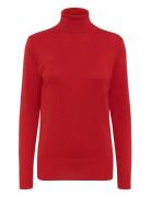 Astrid Roll Neck Tops Knitwear Turtleneck Red Kaffe