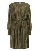 Karizz Short Dress Kort Kjole Khaki Green Kaffe