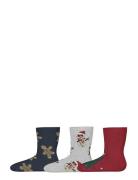 Nmnrichristmas 3P Sock Socks & Tights Socks Multi/patterned Name It