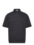 Over D Polo Sweat S/S Tops Polos Short-sleeved Navy Lindbergh