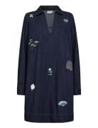 Nuchiku Dress Kort Kjole Blue Nümph