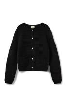 Kyrask Cardigan Tops Knitwear Cardigans Black Sofie Schnoor Young