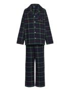S6-Sleepwear Pant Set Pyjamas Sett Navy Ralph Lauren Kids