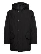Osiass1 Parkas Jakke Black BOSS