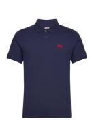 Slim Housemark Polo Naval Acad Tops Polos Short-sleeved Navy Levi's®