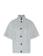 C Bbcarly Waistcoat Vests Knitted Vests Grey Bruuns Bazaar