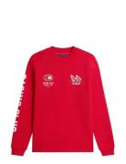 Modern Athleisure Ls Tee Tops T-shirts Long-sleeved Red Tommy Hilfiger