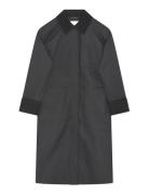 2Nd Brucen - Firm Cotton Trench Coat Kåpe Black 2NDDAY