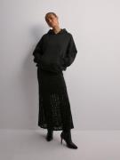 Vero Moda - Lange skjørt - Black - Vmivania Mw Ankle Lace Skirt Vma - ...