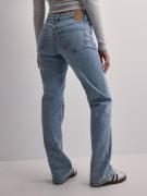 Pieces - Straight leg jeans - Light Blue Denim - Pckelly Mw Straight J...