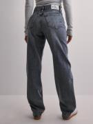 Calvin Klein Jeans - Straight leg jeans - Denim Grey - High Rise Strai...