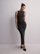 Only - Maxikjoler - Black - Onlea S/L Long Slit Dress Jrs Now - Kjoler...