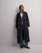 JDY - Blå - Jdypanther Oversize Trenchcoat Otw