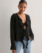 Neo Noir - Svart - Anika Burnout Blouse