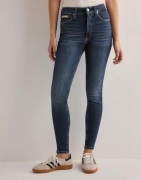 Calvin Klein Jeans - Blå - High Rise Super Skinny Ankle