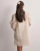 Neo Noir - Hvit - Abby Embroidery Dress