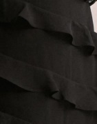 Neo Noir - Svart - Palazzo Frill Dress