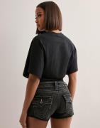 True Religion - Svart - Joey Lr Short Flap